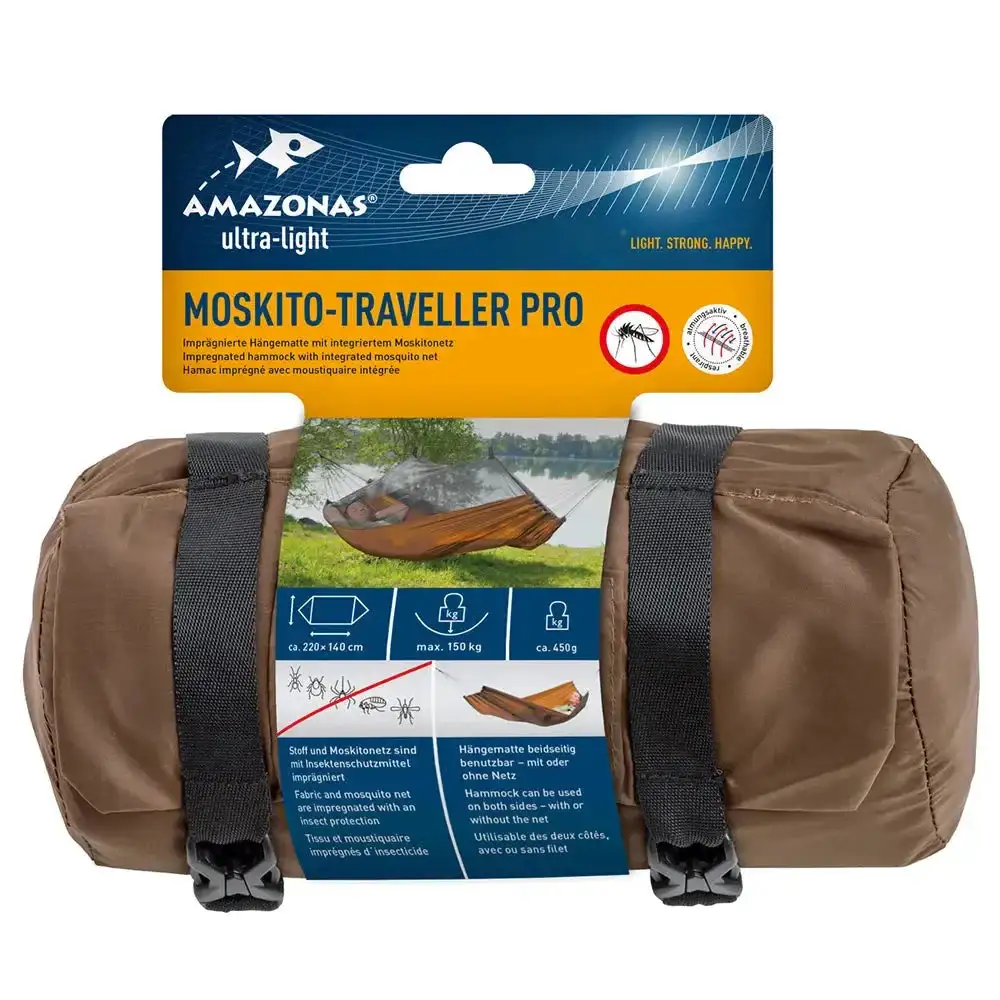 Hammock Moskito Traveller Pro brown - Image 3