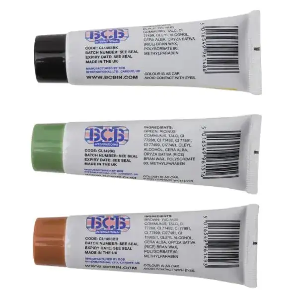 Camouflage cream tube set brown / olive / black - Image 3