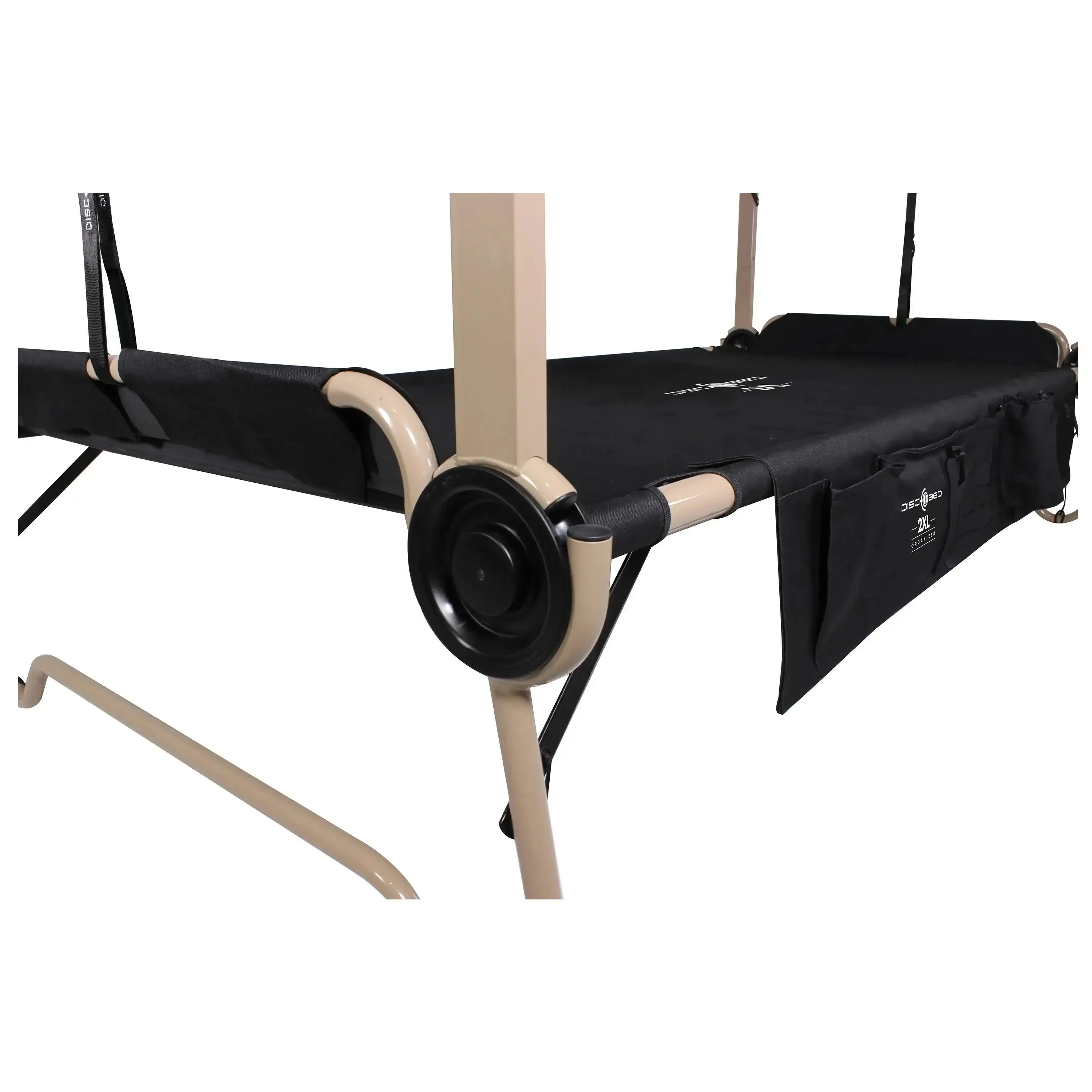 Camp bed 2XL with side pockets - Image 6