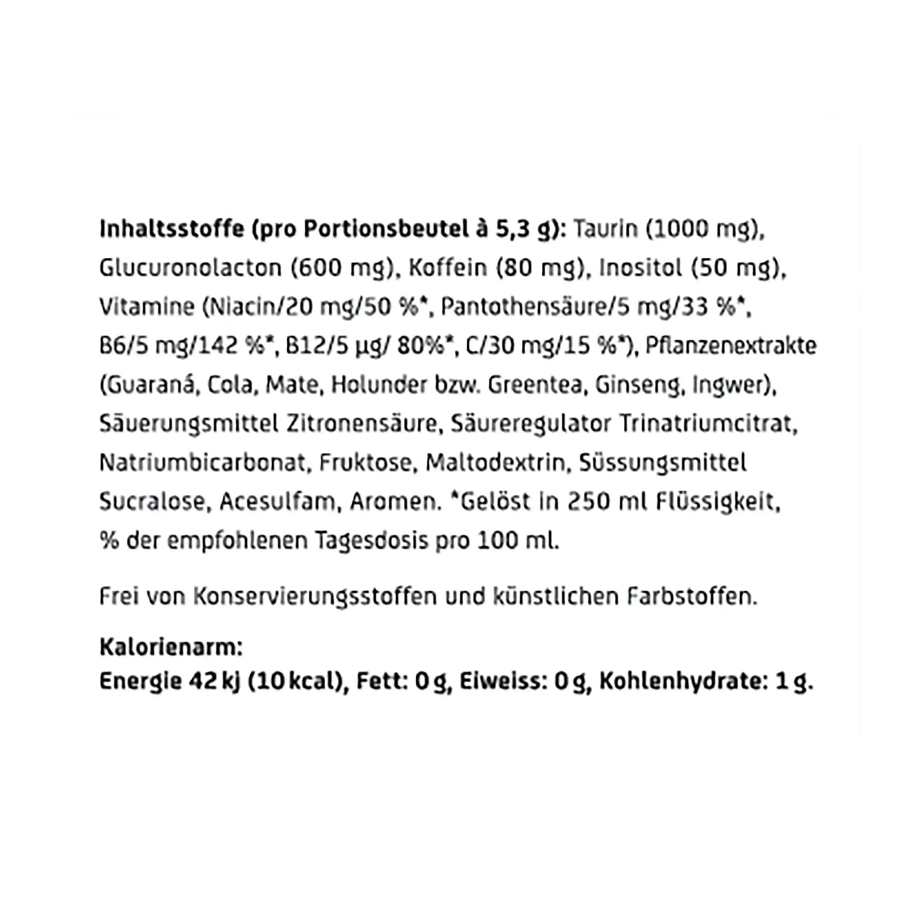 Energy powder Guaraná Kick 5.3 g - Image 3